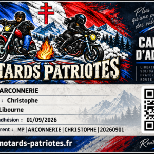 LICENCE MOTARDS PATRIOTES 2026/2027