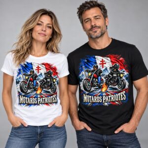 T-shirt - homme / Femme - Motards Patriotes